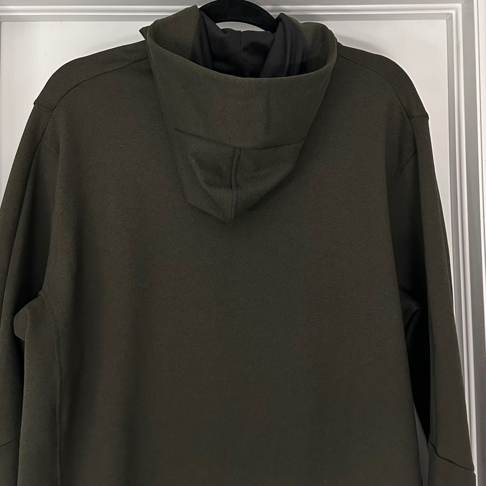 Lululemon City Sweat Zip Hoodie Thermo Heathered Dark Olive Size XL - Picture 9 of 13